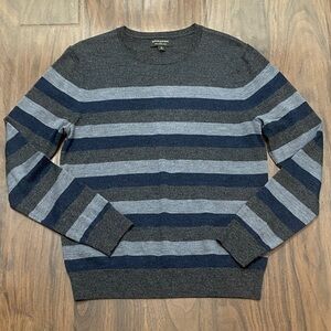 Banana Republic Striped Merino Wool Crewneck Sweater